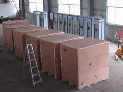 Transformer in export package shipment